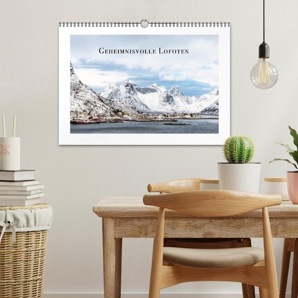 Produktbild: Geheimnisvolle Lofoten (Wandkalender 2026 DIN A3 quer), CALVENDO Monatskalender