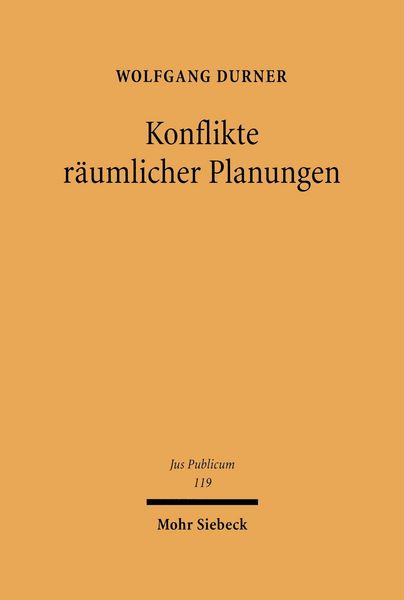 Produktbild: Konflikte r&auml;umlicher Planungen