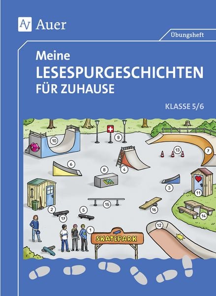 Produktbild: Meine Lesespurgeschichten f&uuml;r Zuhause - Klasse 5-6