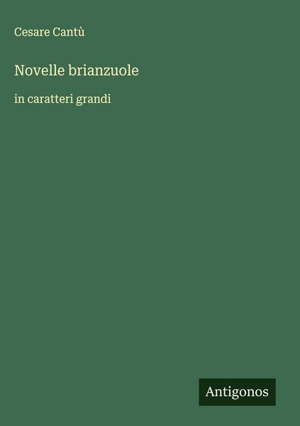 Produktbild: Novelle brianzuole