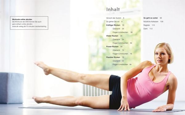 Produktbild: 15 Minuten R&uuml;ckentraining f&uuml;r jeden Tag