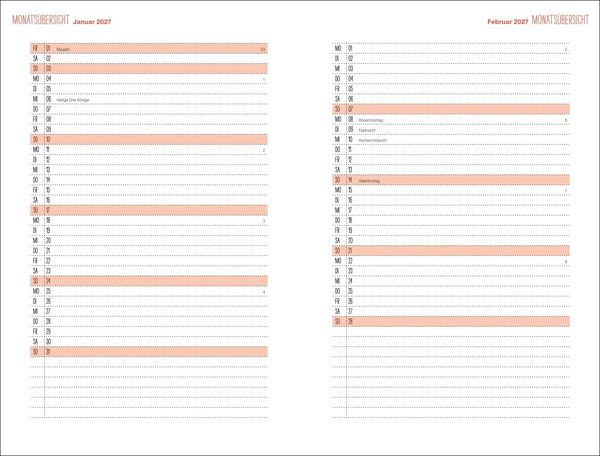 Produktbild: Mama AG Familienplaner Buch A5 2026