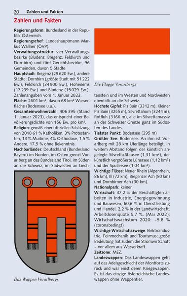 Produktbild: TRESCHER Reiseführer Vorarlberg