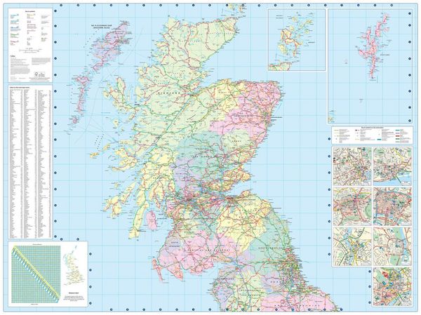 Produktbild: Collins Road Map of Britain 2027 (Folded Map)
