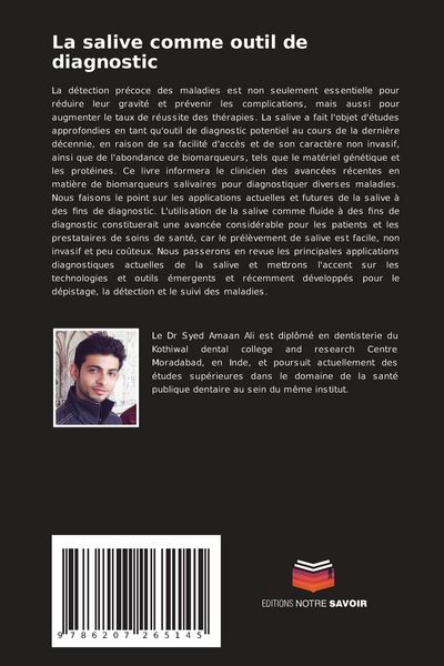 Produktbild: La salive comme outil de diagnostic