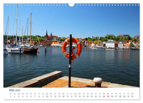 Produktbild: Flensburg 2026. Impressionen rund um den Hafen (Wandkalender 2026 DIN A3 quer), CALVENDO Monatskalender