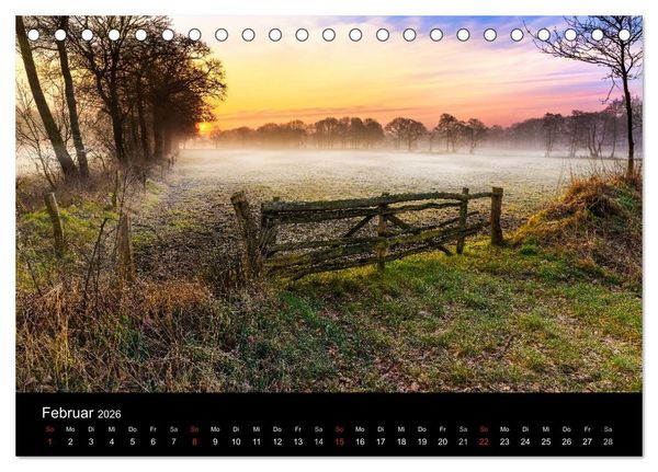Produktbild: (Ost)Friesische Landschaften (Tischkalender 2026 DIN A5 quer), CALVENDO Monatskalender