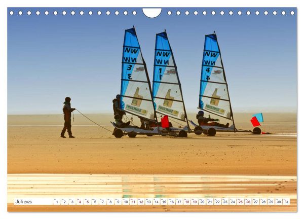Produktbild: ST. PETER ORDING Strand und Meer (Wandkalender 2026 DIN A4 quer), CALVENDO Monatskalender
