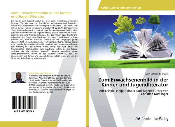 Zum Erwachsenenbild in der Kinder-und Jugendliteratur, Taschenbuch von Alain Belmond Sonyem, AV Akademikerverlag, 9783639494365