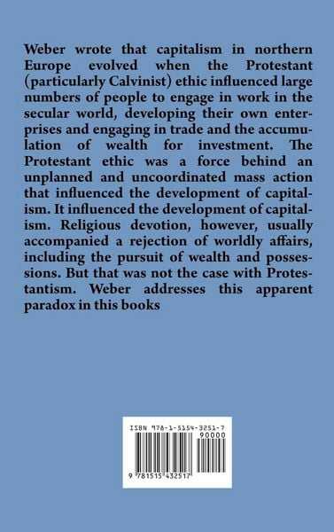 Produktbild: The Protestant Ethic and the Spirit of Capitalism