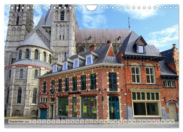 Produktbild: Tournai - Malerisches Belgien (Wandkalender 2026 DIN A4 quer), CALVENDO Monatskalender