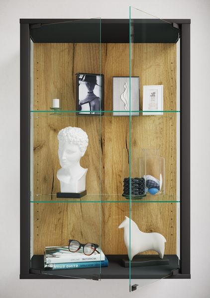 Produktbild: Wandvitrine H&auml;ngevitrine Glasvitrine Glas Udina M