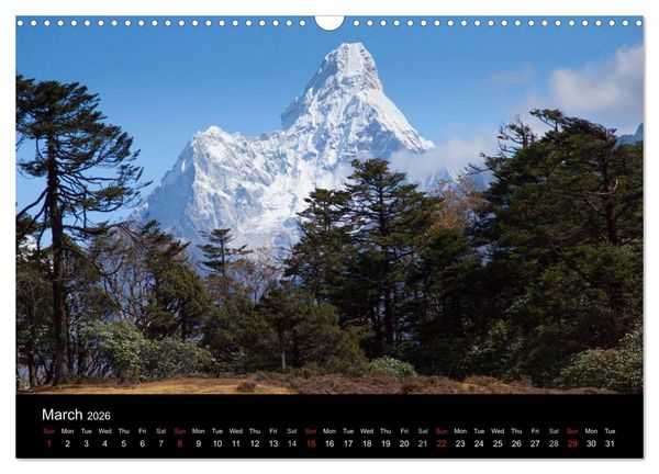 Produktbild: Mount Everest Trek (Wall Calendar 2026 DIN A3 landscape), CALVENDO 12 Month Wall Calendar