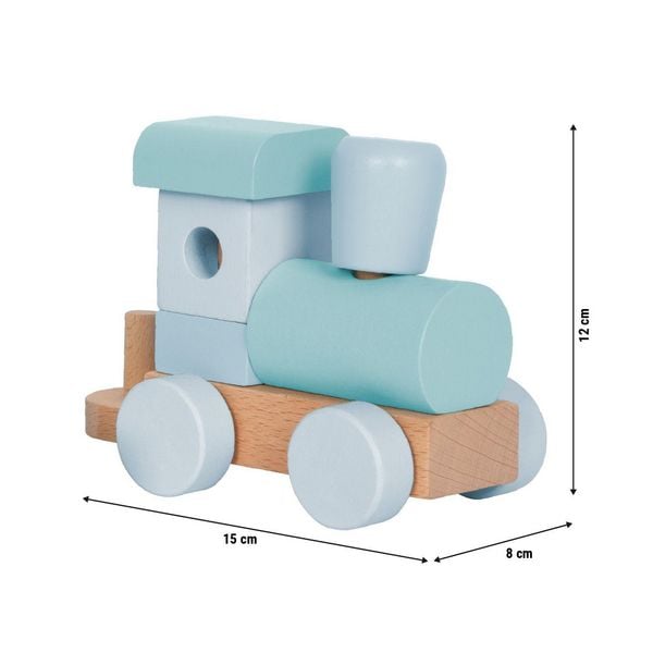 Produktbild: Holzzug blau