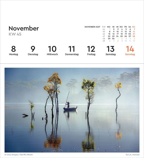 Produktbild: Urlaubsfeeling - KUNTH Postkartenkalender 2027