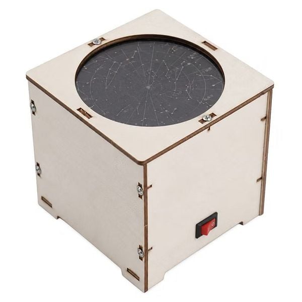 Produktbild: Fischertechnik 579987 - miniMINT, Nova Glow, Sternenhimmel-Projektor, Technik-Holzbausatz ab 8 Jahren