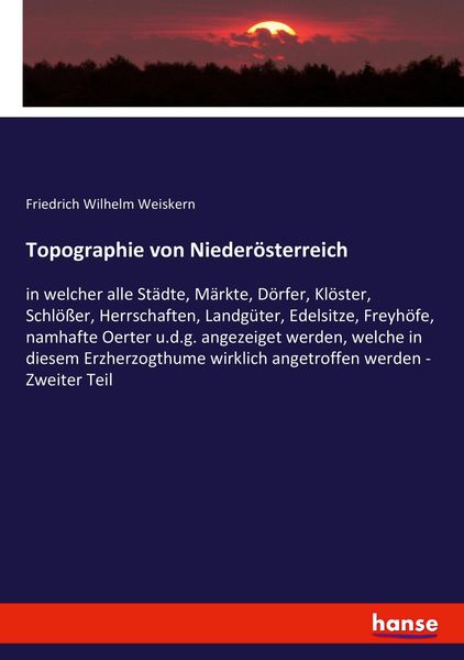 Produktbild: Topographie von Nieder&ouml;sterreich