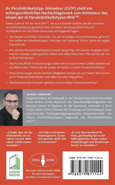 Produktbild: Ihr Pers&ouml;nlichkeitstyp - Animateur (ESTP)