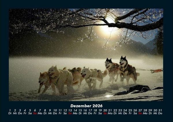 Produktbild: Hunde 2026 Fotokalender DIN A4