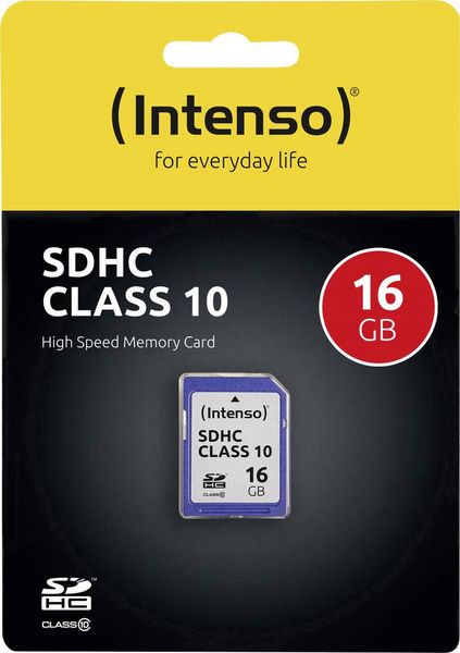 Produktbild: Intenso SDHC-Card 16GB 3411470