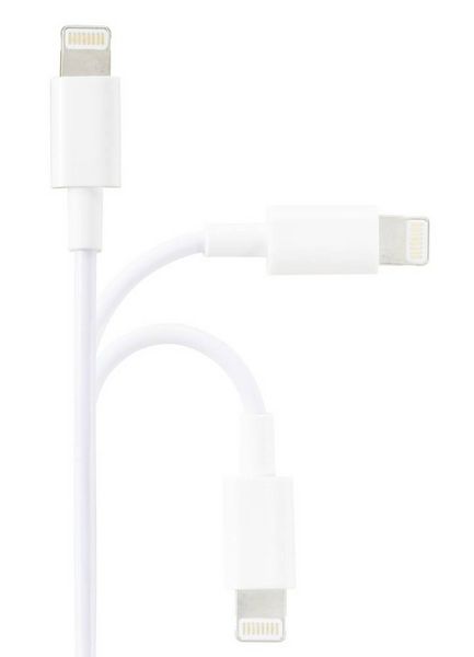 Produktbild: Renkforce USB-Kabel USB 2.0 USB-A Stecker, Apple Lightning Stecker 3.00 m Wei&szlig; (frosted) RF-5724088