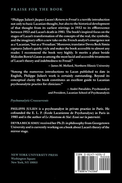 Produktbild: Jacques Lacan's Return to Freud