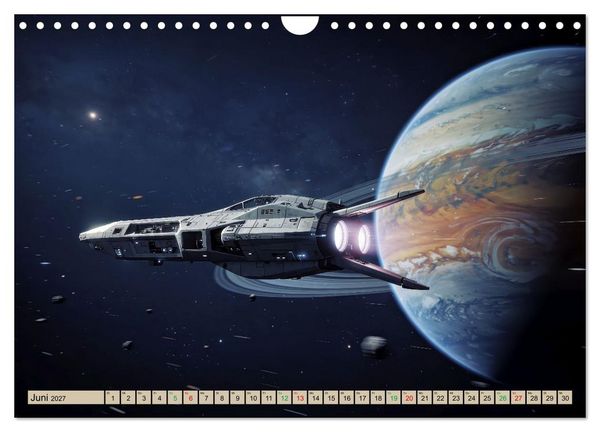 Produktbild: Wettrennen ins All (Wandkalender 2027 DIN A4 quer), CALVENDO Monatskalender
