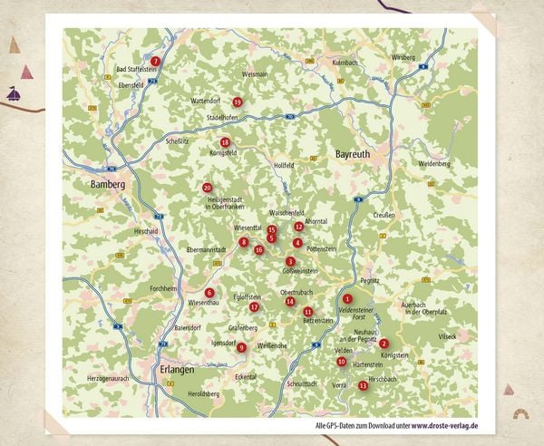 Produktbild: Fr&auml;nkische Schweiz. Wandern f&uuml;r die Seele