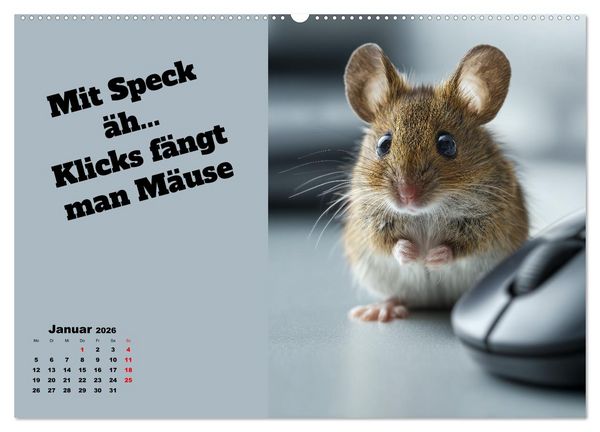 Produktbild: Pferdeschwanz - Das lustige, zweideutige Geschenk als Kalender (Wandkalender 2026 DIN A2 quer), CALVENDO Monatskalender