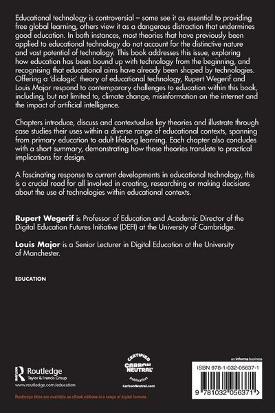 Produktbild: The Theory of Educational Technology