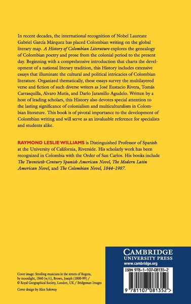 Produktbild: A History of Colombian Literature