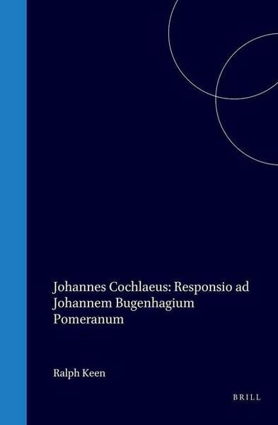 Produktbild: Johannes Cochlaeus, Responsio Ad Johannem Bugenhagium Pomeranum