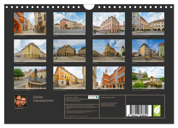 Produktbild: G&ouml;rlitz Impressionen (Wandkalender 2026 DIN A4 quer), CALVENDO Monatskalender