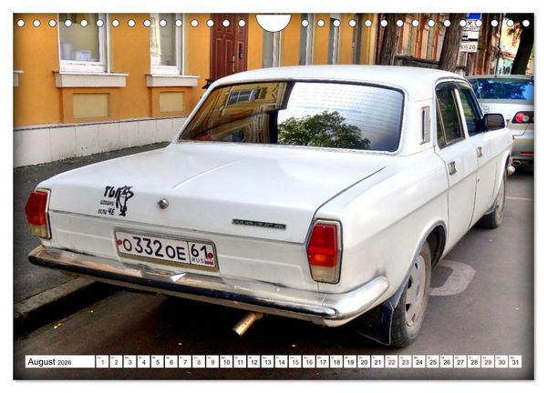 Produktbild: WOLGA - Auto-Legende der UdSSR (Wandkalender 2026 DIN A4 quer), CALVENDO Monatskalender