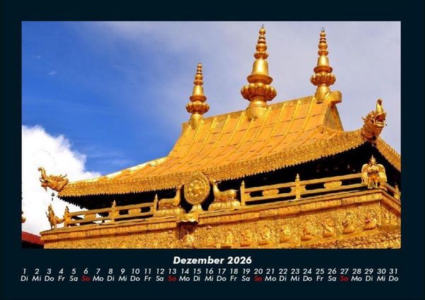 Produktbild: Tempel 2026 Fotokalender DIN A4