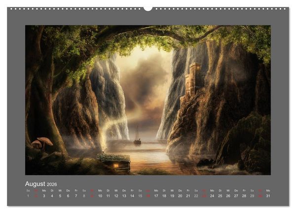 Produktbild: Zauber des Lichtes (hochwertiger Premium Wandkalender 2026 DIN A2 quer), Kunstdruck in Hochglanz