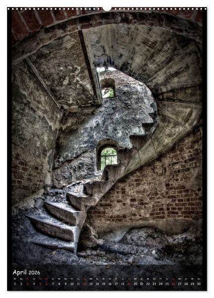 Produktbild: Lost Places II, Vergessene Orte (Wandkalender 2026 DIN A2 hoch), CALVENDO Monatskalender