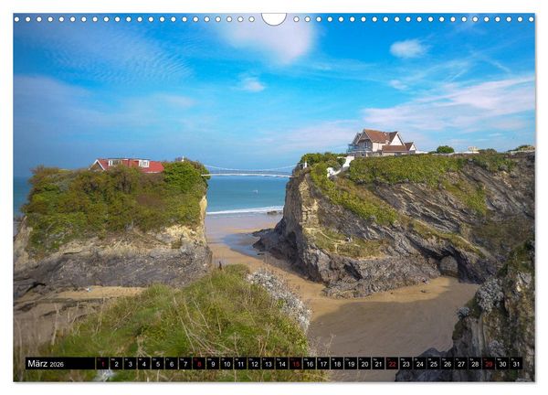 Produktbild: Blickpunkte Cornwall (Wandkalender 2026 DIN A3 quer), CALVENDO Monatskalender