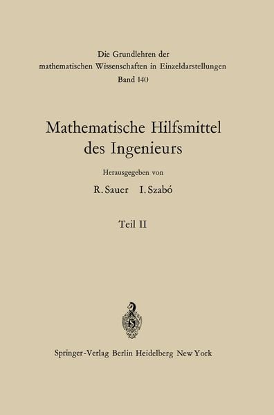 Produktbild: Mathematische Hilfsmittel des Ingenieurs