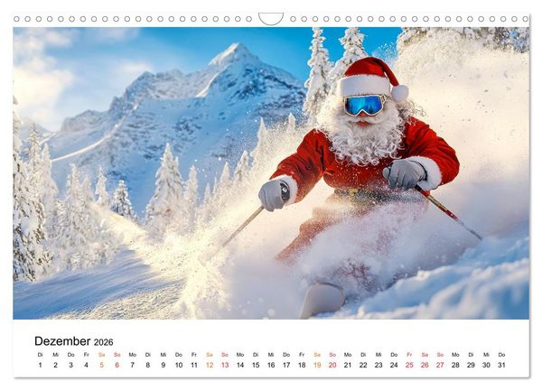 Produktbild: Unser Winter - Flocken, Fun und Freunde (Wandkalender 2026 DIN A3 quer), CALVENDO Monatskalender
