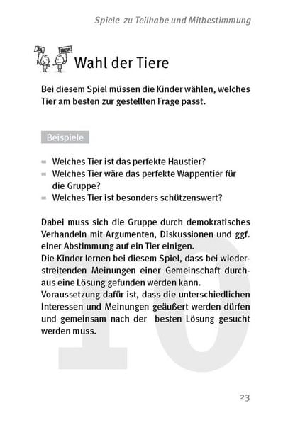 Produktbild: Die 50 besten Demokratie-Spiele f&uuml;r Grundschulkinder