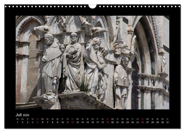 Produktbild: Siena, Perle der Toskana (Wandkalender 2026 DIN A3 quer), CALVENDO Monatskalender