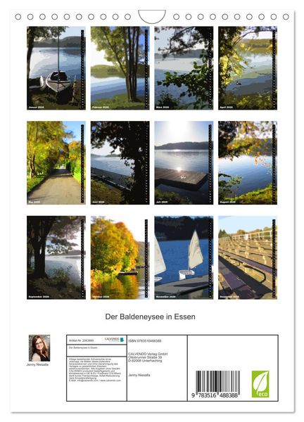 Produktbild: Der Baldeneysee in Essen (Wandkalender 2026 DIN A4 hoch), CALVENDO Monatskalender