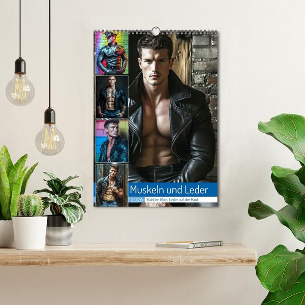 Produktbild: Muskeln und Leder (Wandkalender 2026 DIN A3 hoch), CALVENDO Monatskalender