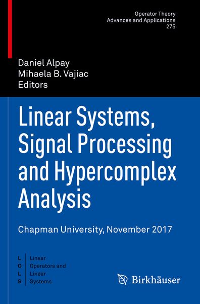 Produktbild: Linear Systems, Signal Processing and Hypercomplex Analysis
