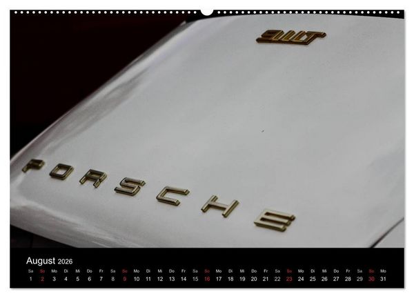 Produktbild: Heiligs Blechle - Porsche-Ikonen im Detail (Wandkalender 2026 DIN A2 quer), CALVENDO Monatskalender