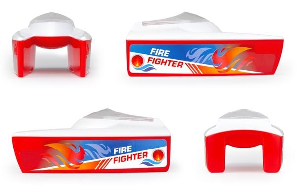 Produktbild: LENA 04714 - Boaties Feuerwehrboot, Beutel