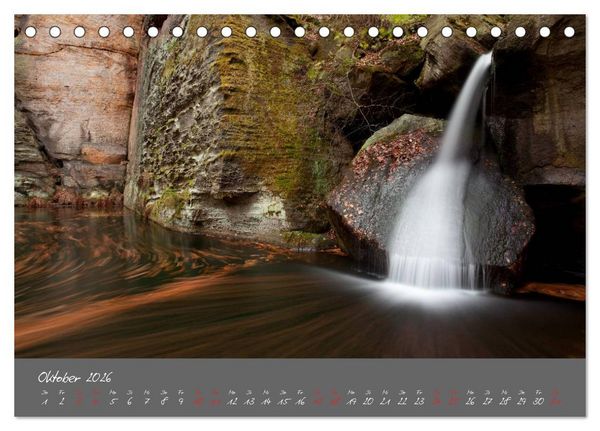Produktbild: Traumlandschaft - S&auml;chsische Schweiz (Tischkalender 2026 DIN A5 quer), CALVENDO Monatskalender