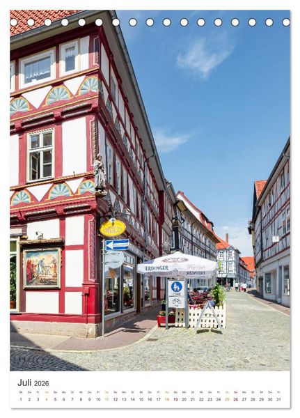 Produktbild: Duderstadt am Harz (Tischkalender 2026 DIN A5 hoch), CALVENDO Monatskalender