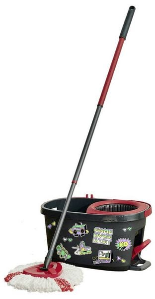 Produktbild: Vileda 183685 Vileda TURBO MY STYLE Box - Level Up Your Space Wischmopp-Komplettset Anthrazit, Rot 1 St.